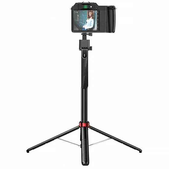 Монопод для селфи Hoco DYY04 трипод + съемный BT пульт Херсон