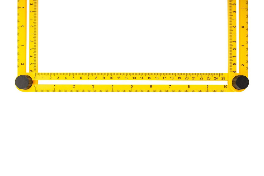 Шаблометр MASTERTOOL 250х120 мм пластиковый 30-3525 Харьков - изображение 3