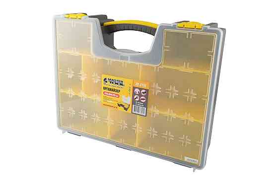 Органайзер MASTERTOOL с ручкой 16.5" 420х335х115 мм 8 секций 79-2116 Харків