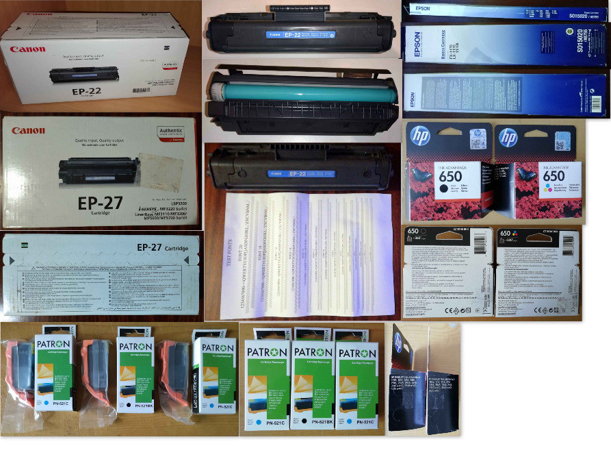 Нові та б/в картриджі, запасні частини, та витратні матеріали для принтерів. Винница - изображение 1
