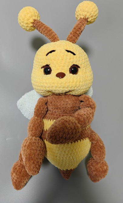 Іграшка Бджілка жовта в'язана дитяча ручная работа подарунок сувенір hand made Нововолынск - изображение 2