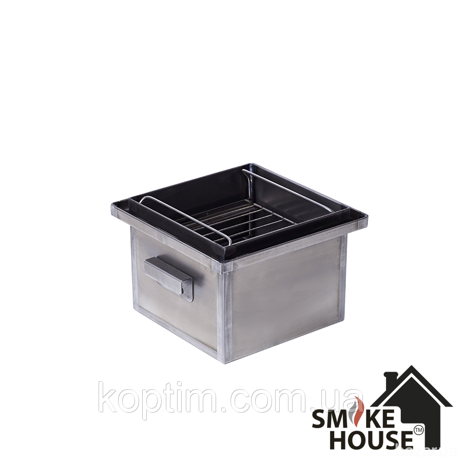 Универсальная домашняя коптильня SmokeHouse S Original с термометром Харків - зображення 4