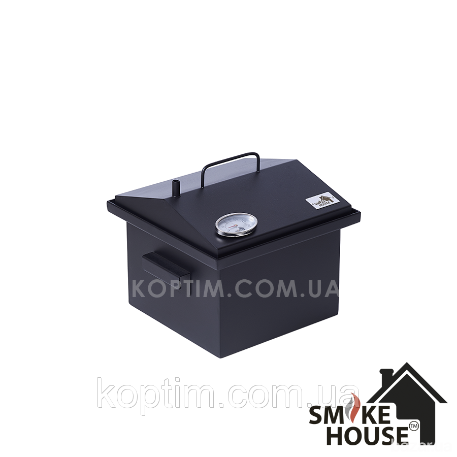 Коптильня с гидрозатвором и термометром SmokeHouse S Thermo Харків - зображення 1