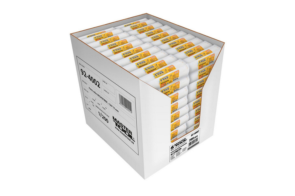 Валик малярный MASTERTOOL Microfiber 15/150/10 мм Ø 6 мм 92-4002_Р Харьков - изображение 4