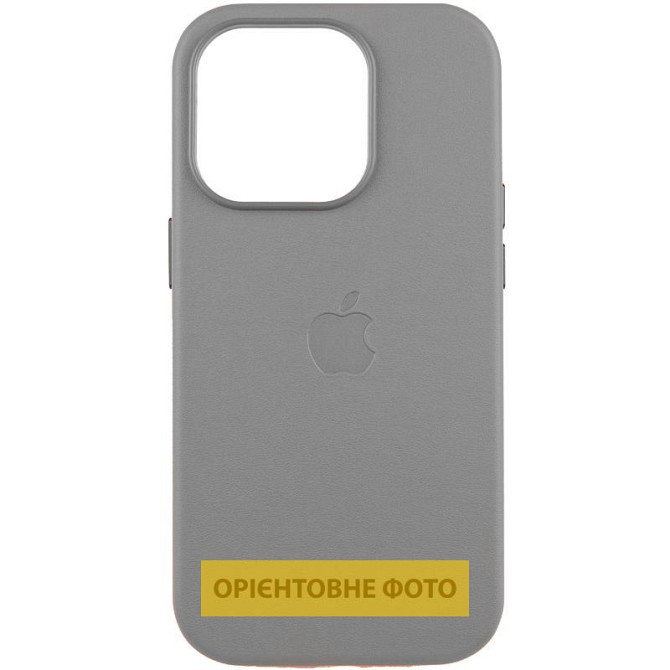 Кожаный чехол Leather Case (AAA) with MagSafe and Animation для Apple iPhone 16 Plus (6.7") Херсон - изображение 1