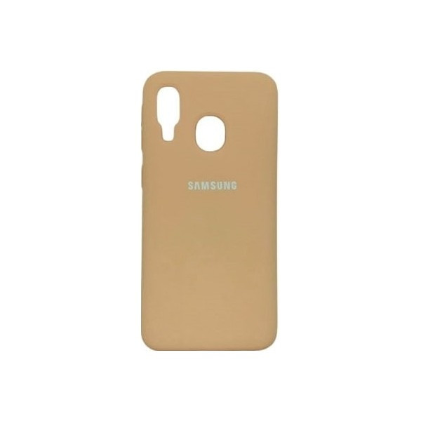 Silicone Case Samsung A40 Brown (Код товару:13056) Харків - зображення 1