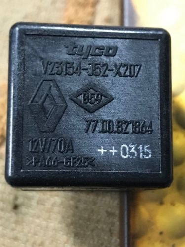 Бу автомобильное реле V23134-J52-x207 Tyco, 7700821864 Renault. Кропивницкий - изображение 1