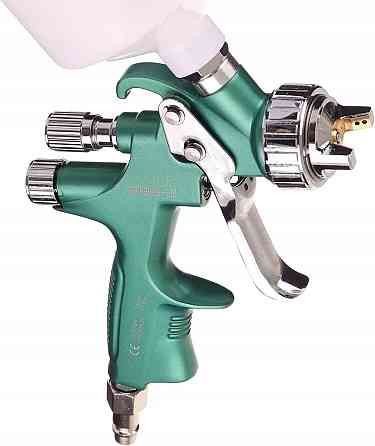 Краскопульт профессиональный пневматический LVLP верх.пласт.бачок 600мл, 1,4мм AUARITA 898-2-1.4LP Харків