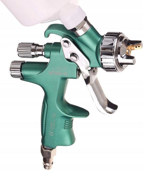 Краскопульт профессиональный пневматический LVLP верх.пласт.бачок 600мл, 1,4мм AUARITA 898-2-1.4LP Харків - зображення 6