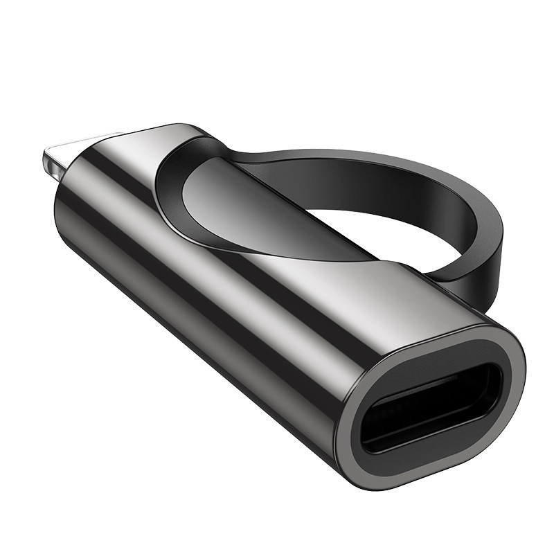 Переходник Hoco UA32B Lightning male to Type-C female display adapter Херсон - зображення 4