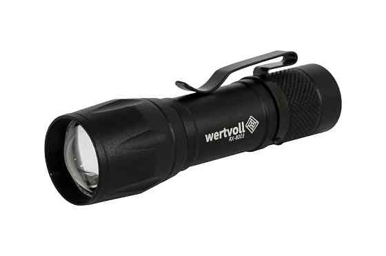 Фонарь с регулировкой фокуса WERTVOLL 3 режима LED/COB LED Li-ion 800 mAh/t 8000 K/100 lum AL 91х26  Харків
