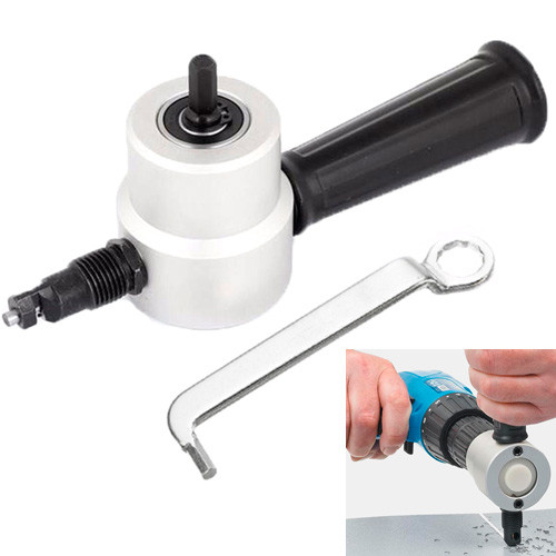 Насадка ножницы на дрель шуруповерт для резки металла Сверчок YT-160, Электроинструмент Київ - зображення 1