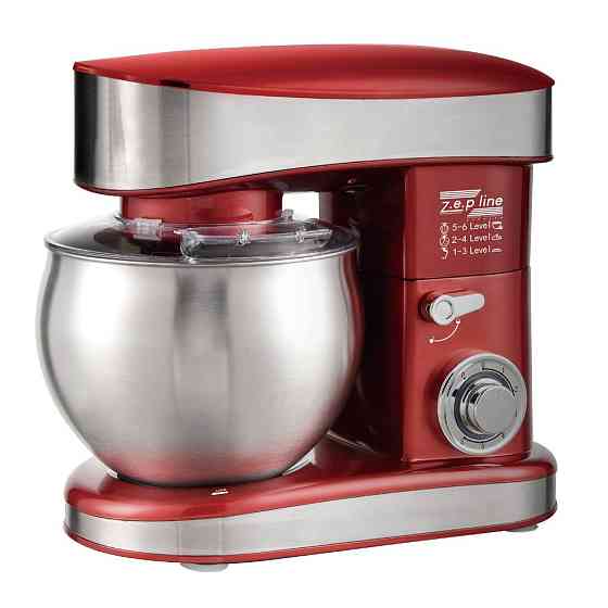 Тестомес миксер 4 в 1 Zepline ZP-137 Red 3500 Вт 7 л красный Київ
