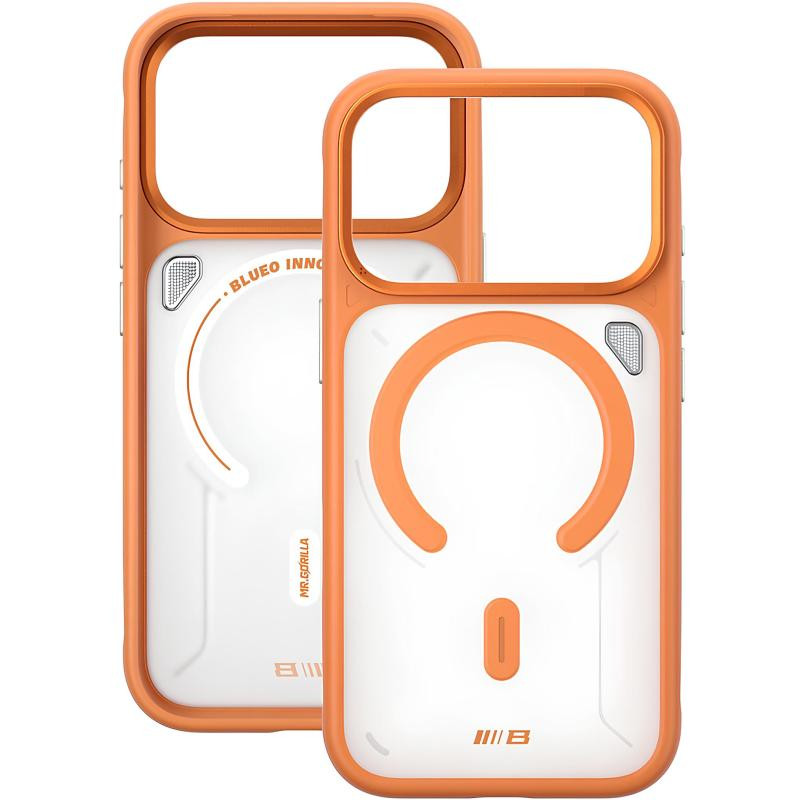 TPU+PC чехол Blueo Frosted Heat Dissipation Stand with MagSafe для Apple iPhone 17 Pro Max (6.9") Херсон - зображення 3