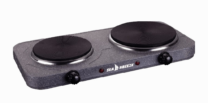 Электроплита Sea Breeze SB-065 2500 Вт серая Київ - зображення 1