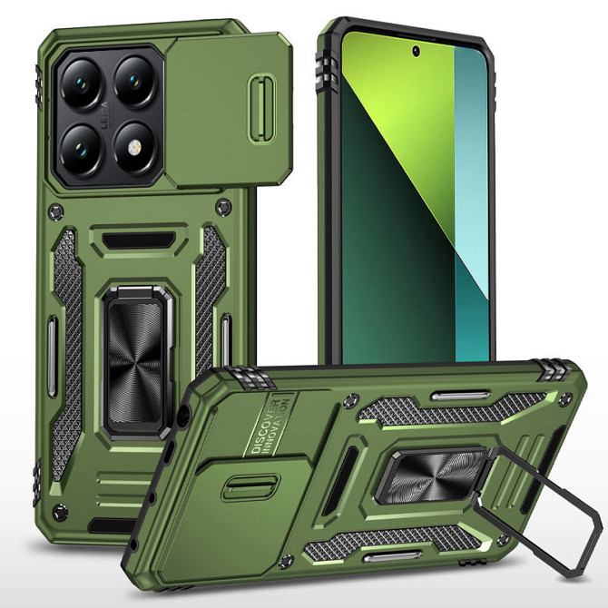 Ударопрочный чехол Camshield Army Ring для Xiaomi 14T Pro Херсон - изображение 1