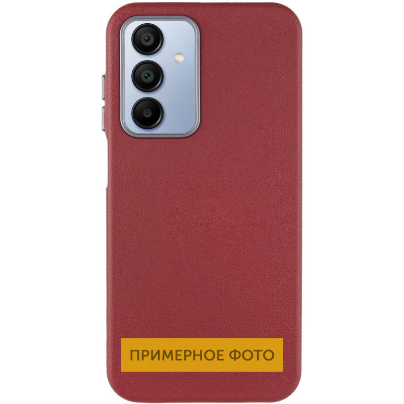 Кожаный чехол Leather Case Metal Buttons для Samsung Galaxy S25 Ultra Херсон - зображення 2