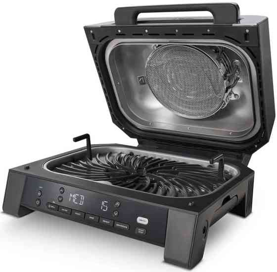 Гриль-барбекю электрический Ninja Foodi MAX Air Grill & Air Fryer с Сooking probe DG551EU 1760 Вт че Киев