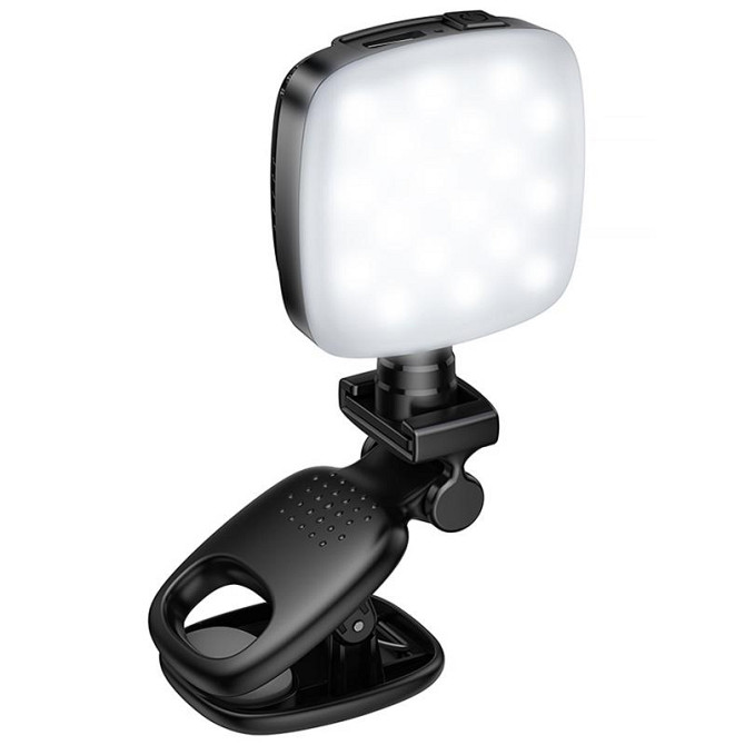 Портативная лампа для селфи Hoco K28 Square Selfie Light 200 mAh Херсон - изображение 4