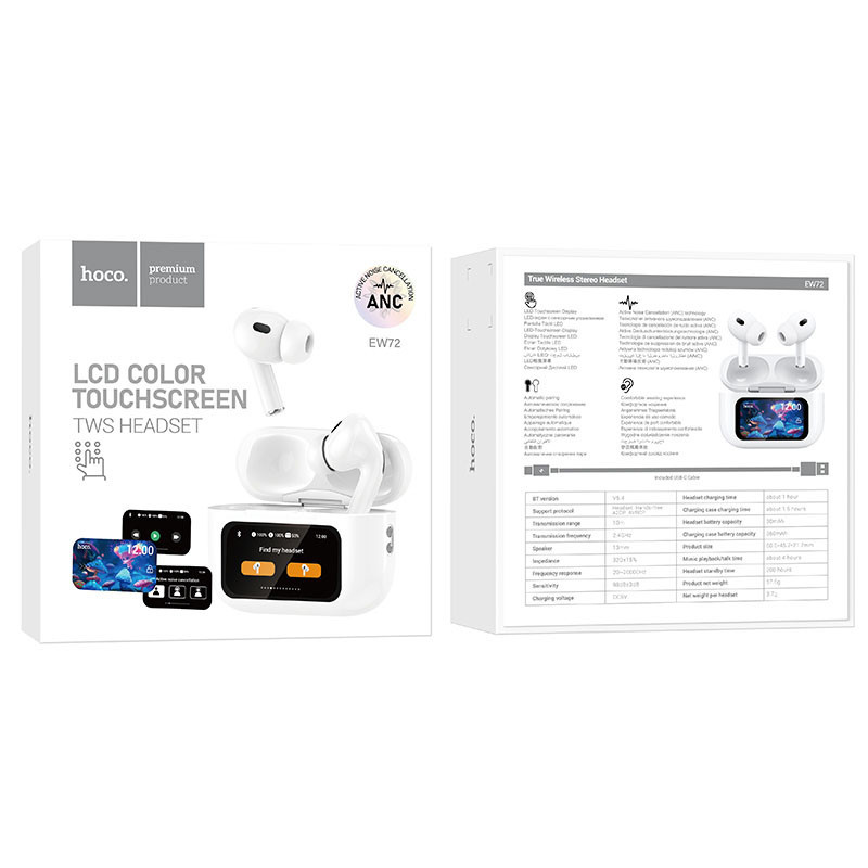 Беспроводные TWS наушники Hoco EW72 Soar ANC Херсон - изображение 6