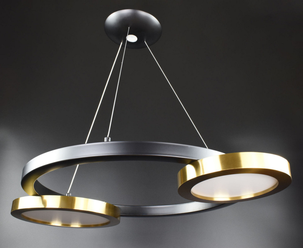 Люстра стельова LED SGA20-750 Чорний 35-150х55х80 см. Київ - зображення 1