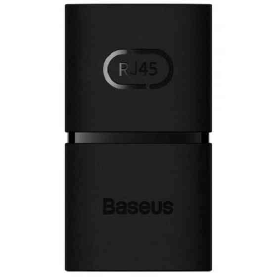 З'єднувач мережевих роз'ємів Baseus AirJoy Series, з'єднувач для мережевого кабелю, комплект, чорний Харьков