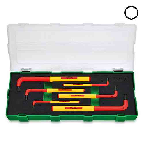 Набор шестигранников HEX диэлектрических VDE 6 ед. 2,5-8мм TOPTUL GZA0648 Харьков