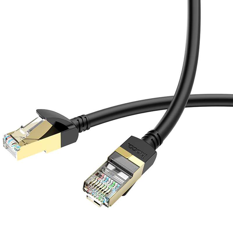 Кабель (патч-корд) Hoco US02 Level pure copper gigabit ethernet (5m) Херсон - зображення 3