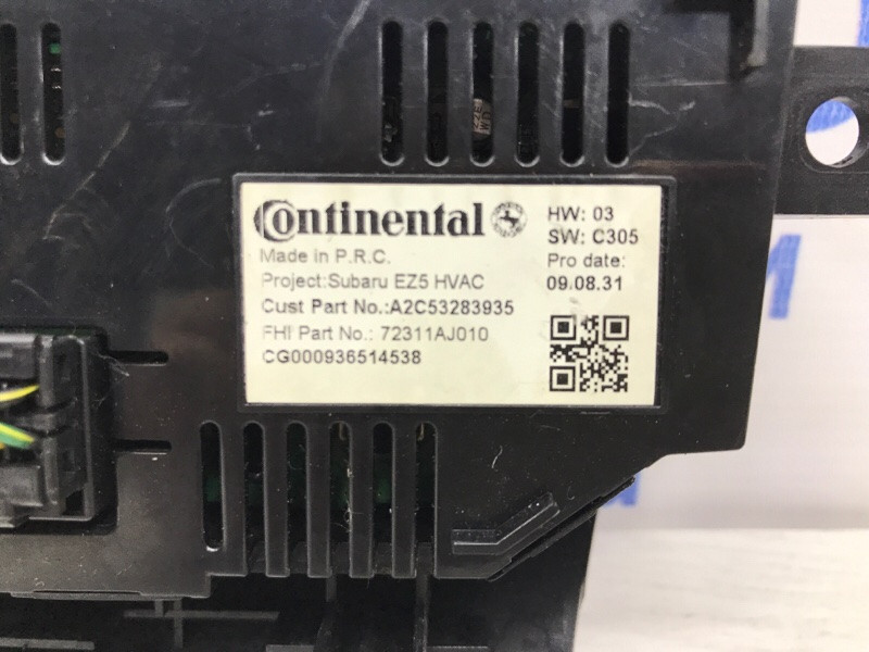 Блок управления климат-контролем Subaru Outback 2009-2015 72311AJ010 (Арт. 57025) Київ - зображення 5