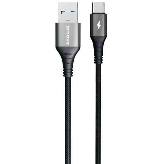 Кабель Proove WireX USB to Type-C 3A 1m Black (CCWX15001201) Харків