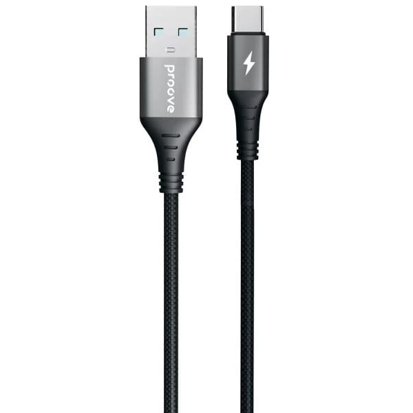 Кабель Proove WireX USB to Type-C 3A 1m Black (CCWX15001201) Харків - зображення 1
