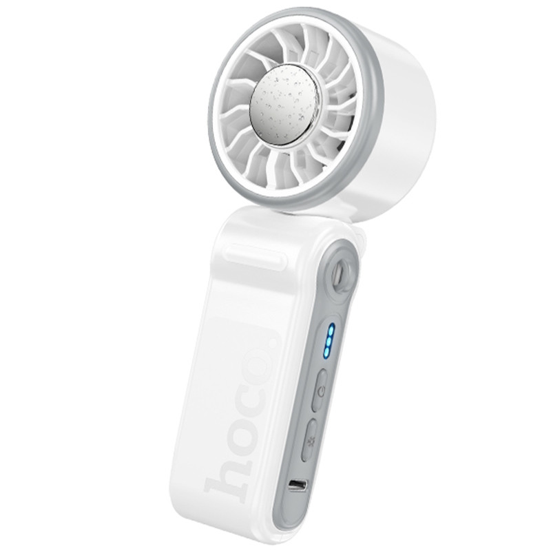 Портативный вентилятор Hoco HX604 handheld folding fan 3000 mAh Херсон - зображення 1