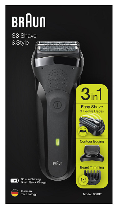 Электробритва Braun Series 3 6587833 черная Киев - изображение 2