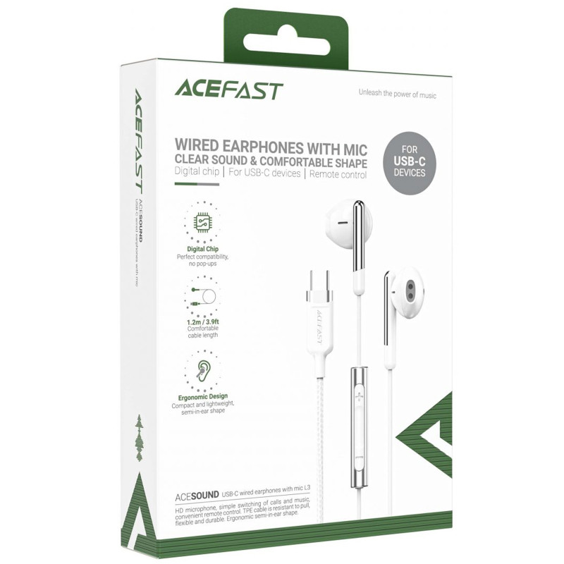 Наушники Acefast L3 (Type-C/1.2m) Херсон - изображение 3