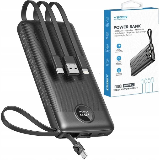 Павербанки Remax, Veger, Q9 Plus (10000 / 20000 / 30000 mAh) Нові Черновцы - изображение 7