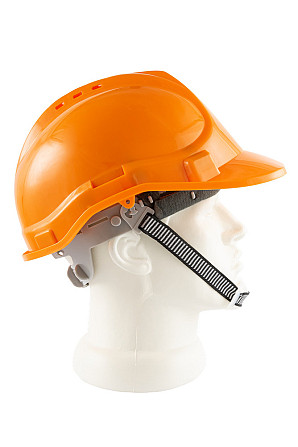 Каска защитная MASTERTOOL KAF-PEV IV-I-440V-53-62 II-EN 397 оранжевая 81-1008 Харків - зображення 4