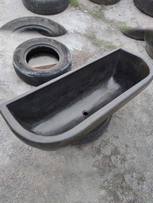 Умивальник з бетону полуванна в античному стилі для ресторану кафе або готелю лофт Львів - зображення 2