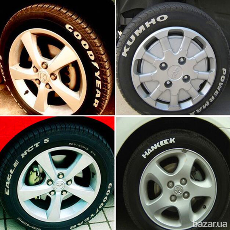 Маркер для вело и авто шин Белый, Серебро Борисполь - изображение 7