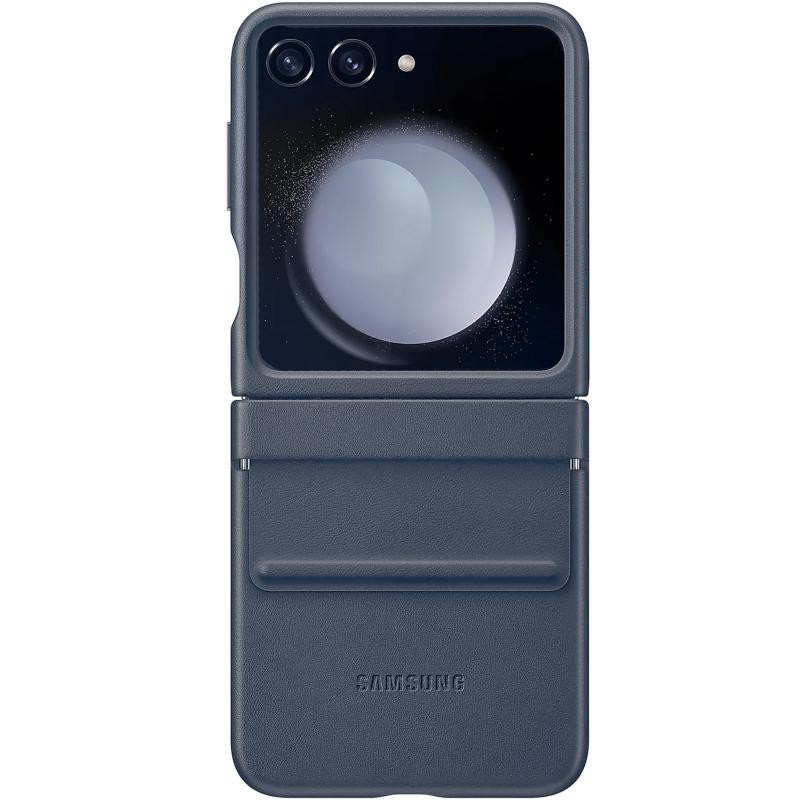 Кожаный чехол Leather Case (AAA) для Samsung Galaxy Z Flip5 Херсон - зображення 1