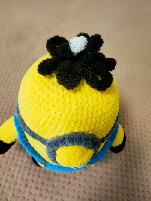 Іграшка м'яка в’язана міньйон Стюарт подарунок сувенір ручна робота hand made Нововолинськ - зображення 3