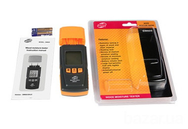 Влагомер древесины 0-41% (28 пород, 4 типа) BENETECH GM605 Харьков - изображение 2