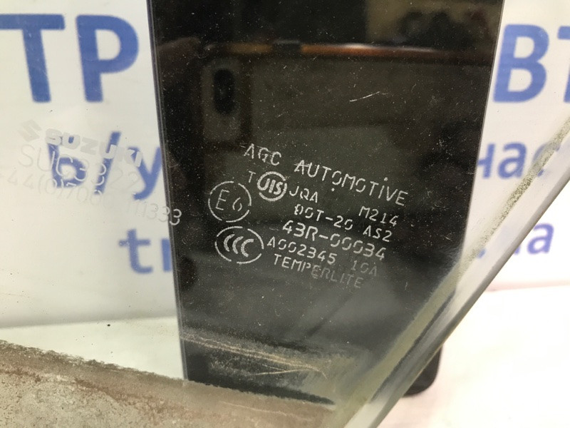 Стекло двери переднее левое Suzuki Grand Vitara JT 2.4 БЕНЗИН J24B 2005 (б/у) Київ - зображення 3