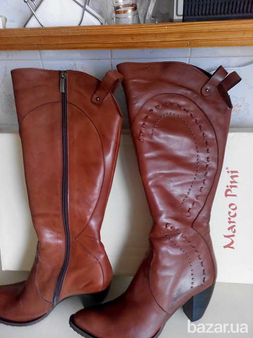 Сапоги кожаные зимние MarkoPini Киев - изображение 2