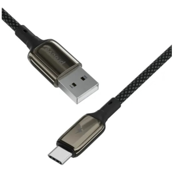 Кабель Proove Dense Metal USB to Type-C 2.4A 1m Black (CCDM20001201) (Код товару:40740) Харків - зображення 3