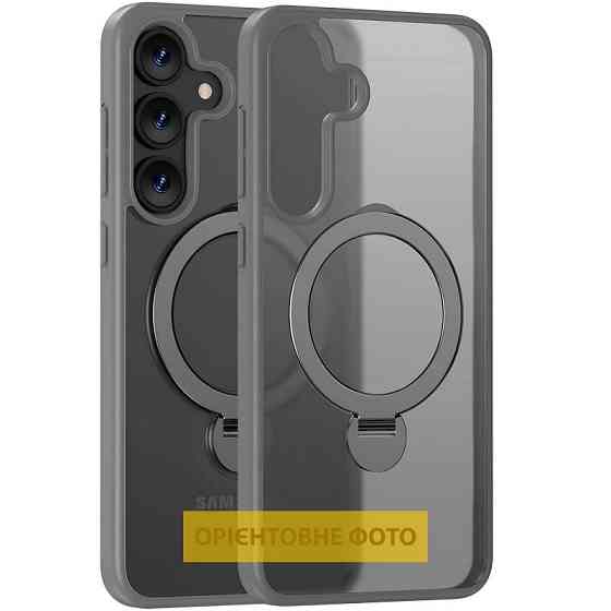 TPU+PC чехол MagSafe Colorful HQ Ring для Samsung Galaxy S25 Edge Херсон