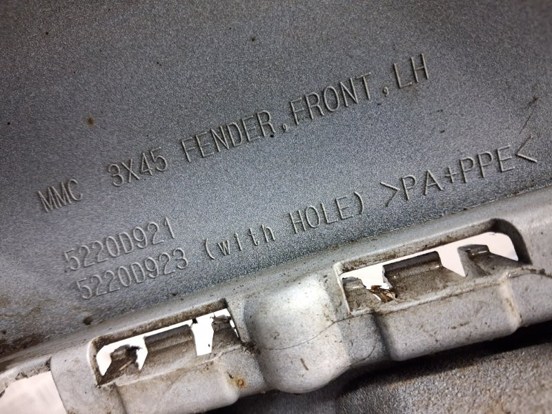 Крыло переднее левое Mitsubishi ASX 2010- 5220F465 (Арт. 63452) Київ - зображення 8