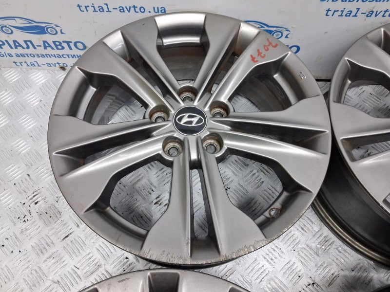 Диски титан комплект R17 Hyundai Santa fe DM 2.4 БЕНЗИН G4KJ 2012 (б/у) Киев - изображение 2