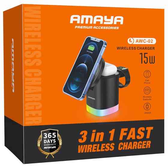 Уценка БЗУ Amaya AWC-02 3-in-1 15W Херсон