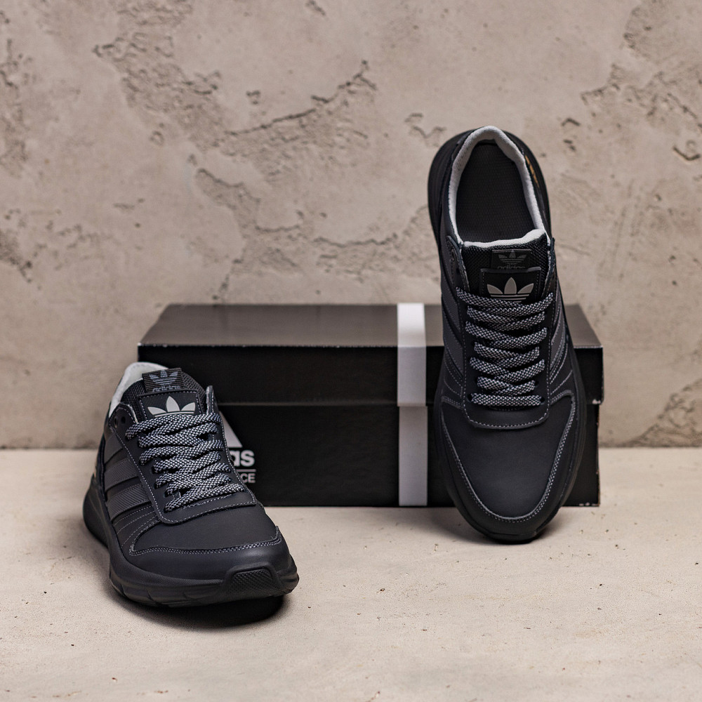 Мужские кожаные кроссовки A - Grey Киев - изображение 6