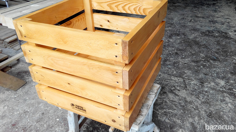 Деревянные кашпо. Ящики для цветов из дерева Боярка - зображення 3